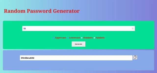 password generator